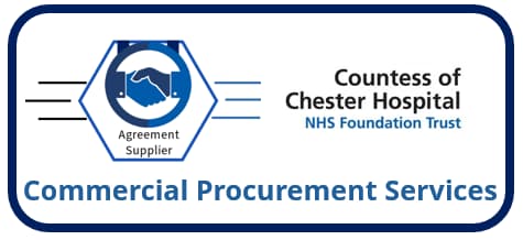 Agreement Supplier badge, Countess of Chester Hospital NHS Foundation Trust Commercial Procurement Services
